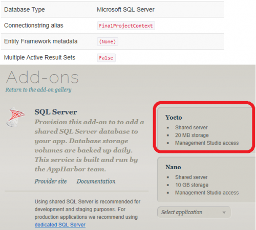 Надстройка и настройки SQL Server